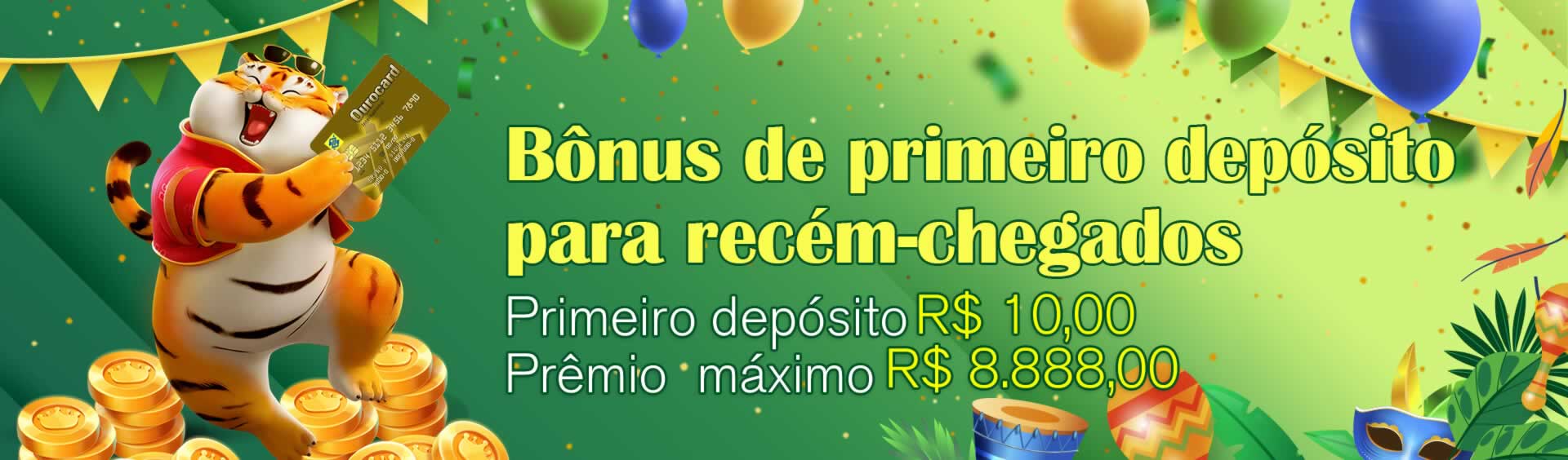 Atualmente, a principal oferta oferecida pelo site na área de cassino é o bônus de boas-vindas. Esta promoção está disponível apenas para novos membros que se cadastrarem na plataforma, com bônus de 100% até R$ 1.000 e você também pode ganhar 150 rodadas grátis com depósito mínimo de R$ 140. Mas observe que o bônus expirará 3 dias após o primeiro depósito ser feito.